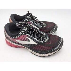 Brooks‎ Running Shoes Women 7 Black Pink Ghost 10 Neutral Cushioned  Gym